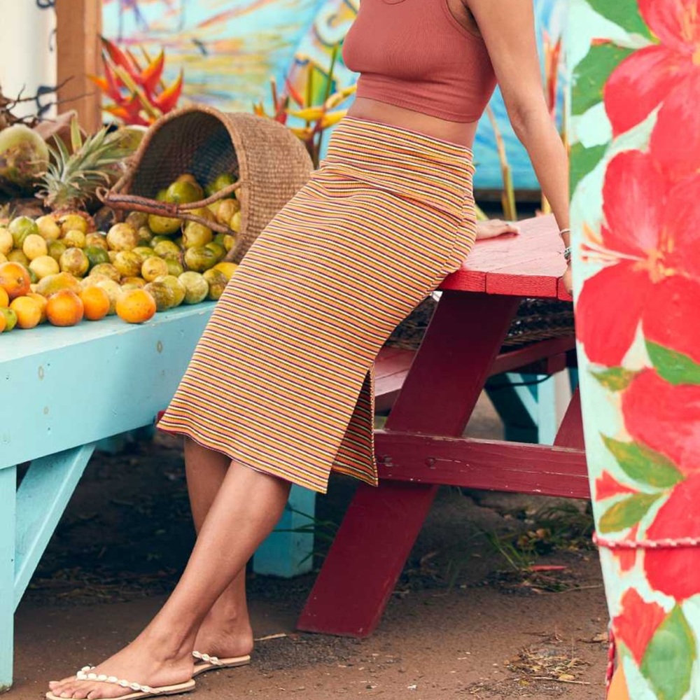 Aerie ribbed knit skirt